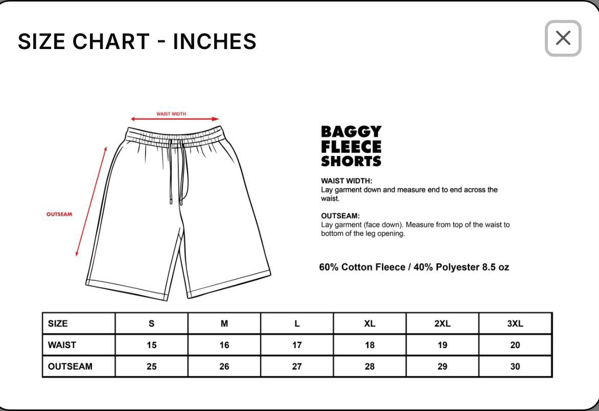Black All Star Fleece Baggy Shorts
